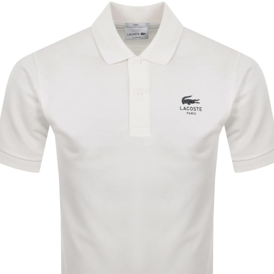 Lacoste Logo Polo T Shirt White Mainline Menswear
